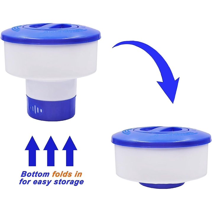Chlorine Floater, Large Floating Chlorine Dispenser for Chlorine Tablets 3 inch, 2pcs