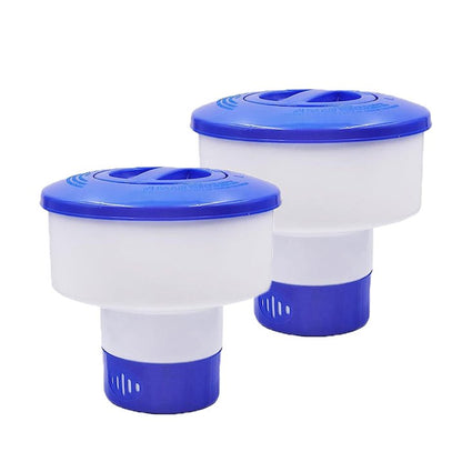 Chlorine Floater, Large Floating Chlorine Dispenser for Chlorine Tablets 3 inch, 2pcs