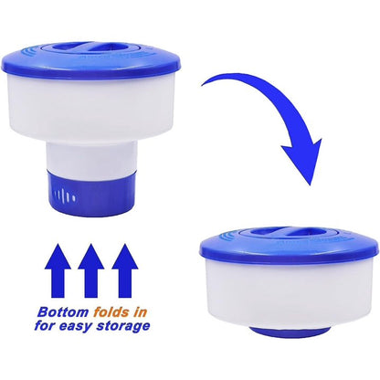 Chlorine Floater, Large Floating Chlorine Dispenser for Chlorine Tablets 3 inch, 2pcs