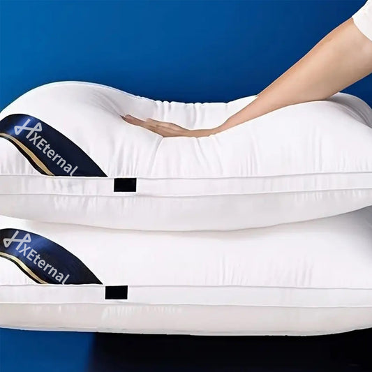 Hxeternal Pillow, Suitable for Soft Sleep, Adjustable Ergonomic Contour Support Pillow